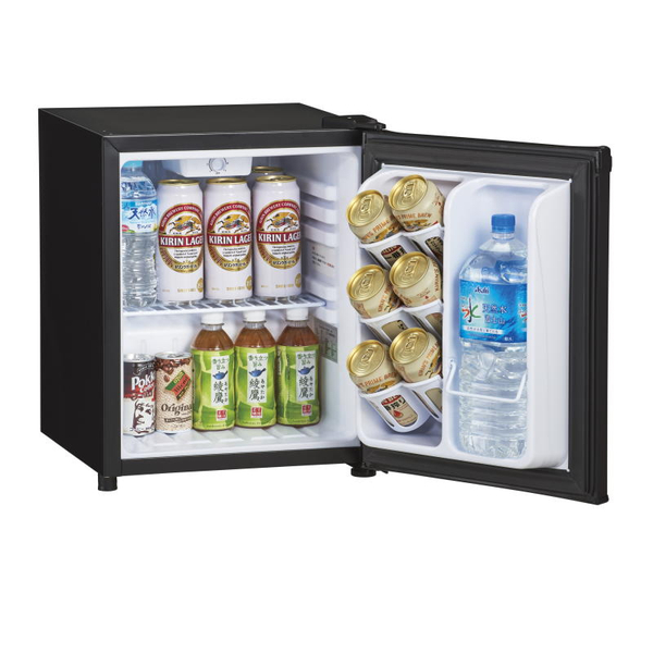 冷蔵庫 小型 24L 1ドア 右開き 直冷式 ブラック