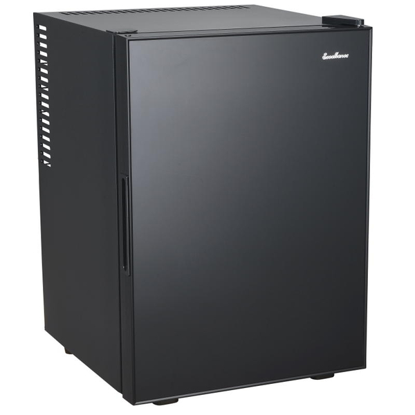 冷蔵庫 小型 35L 1ドア 右開き 電子式 ブラック