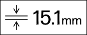 15.1mm