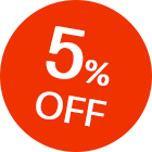 5%OFF